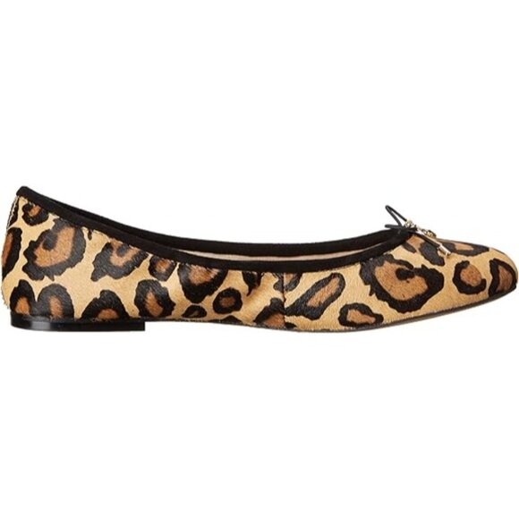 Sam Edelman Calf Hair Women's‎ Leopard Print Ballet Flats Size 4 NWOT - Picture 3 of 6